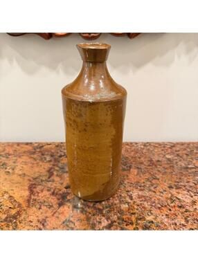 Antique 19th-Century Stoneware Master Ink Bottle J. Bourne & Son Denby Pottery